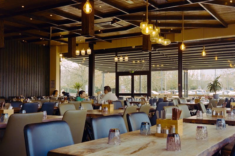 Interior of Cafe Rio restaurant in Greenwood Village Colorado